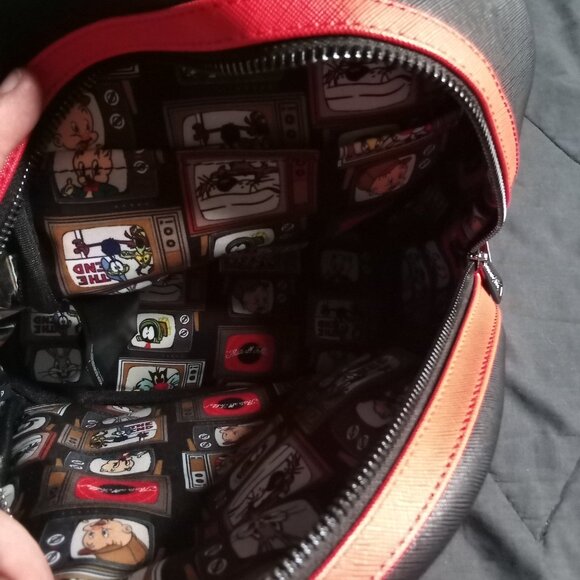 Loungefly x Looney Tunes That's All Folks Mini Backpack - Picture 6 of 6